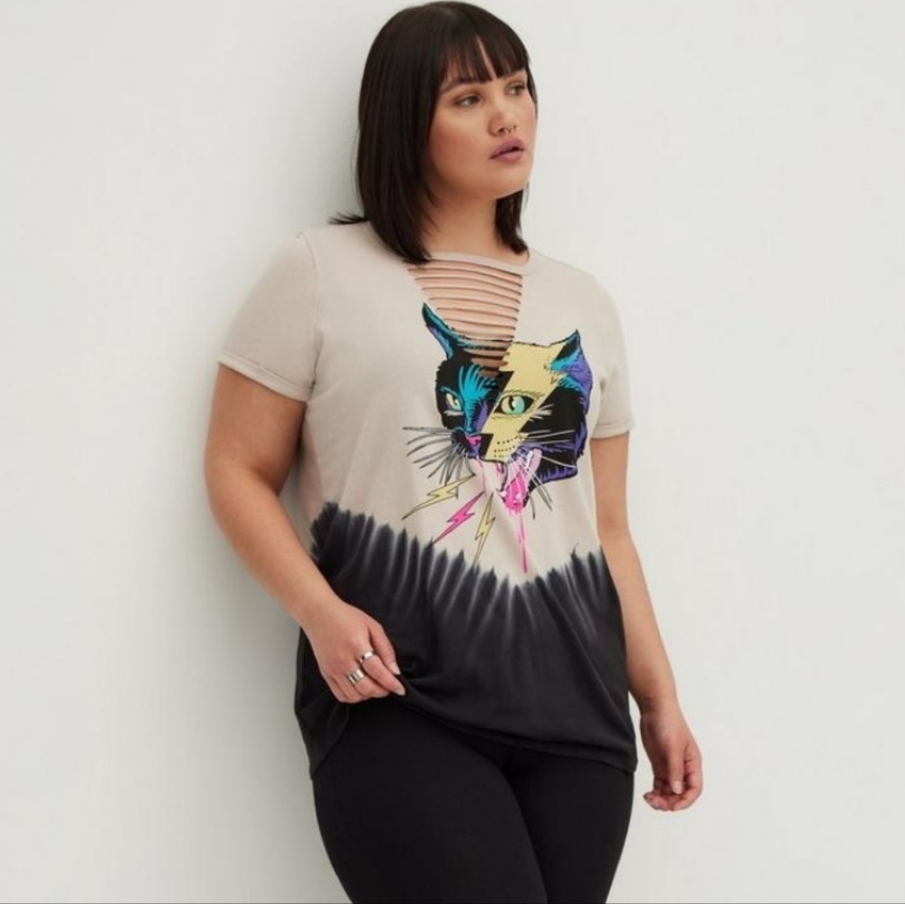 Lovesick DESTRUCTED TEE - COTTON LOVESICK THUNDER CAT